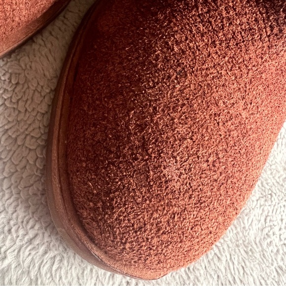 Isola Lavoy Suede Moto Buckle Stacked Heel Ankle Boot Bootie Cocoa Brown Sz 6 - Picture 7 of 14